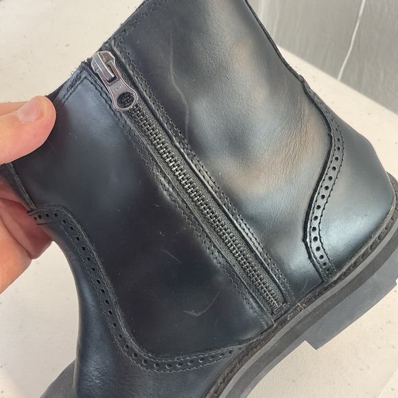 Timberland‎ Squall Canyon WP Chelsea Zip Boots Men\'s 11.5 Black Leather A297A main image 9